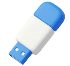 Ilustração de token USB para certificado digital